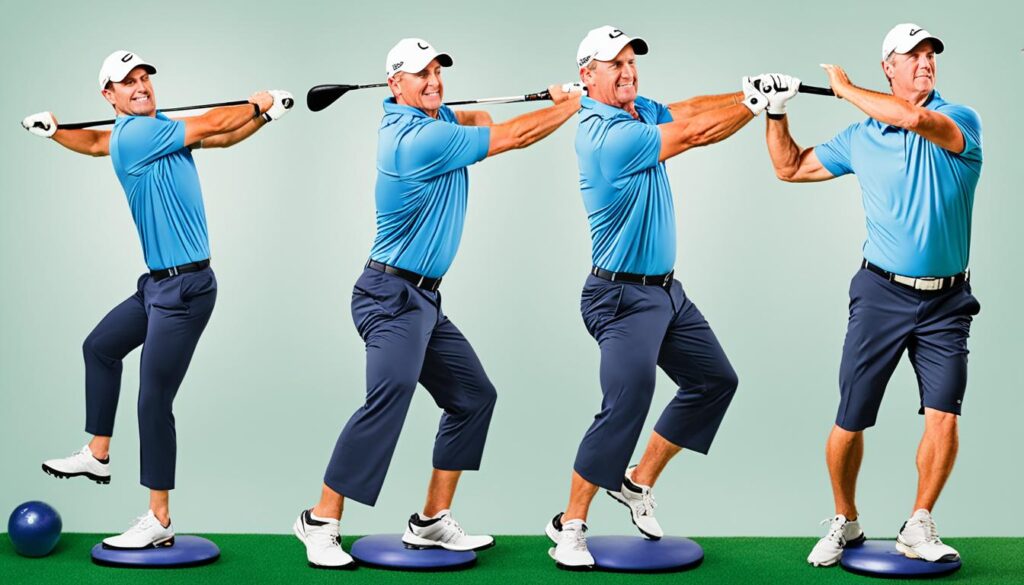 golf balance drills