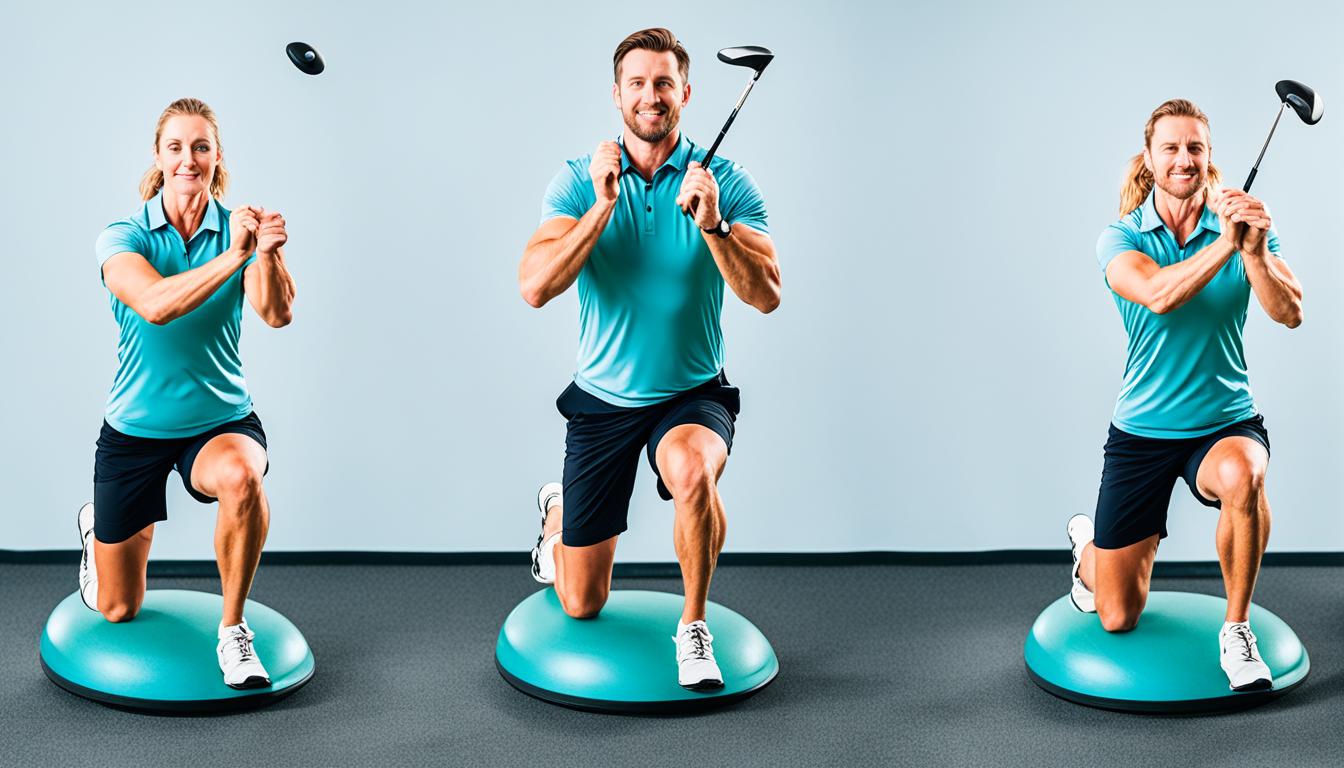 golf balance drills