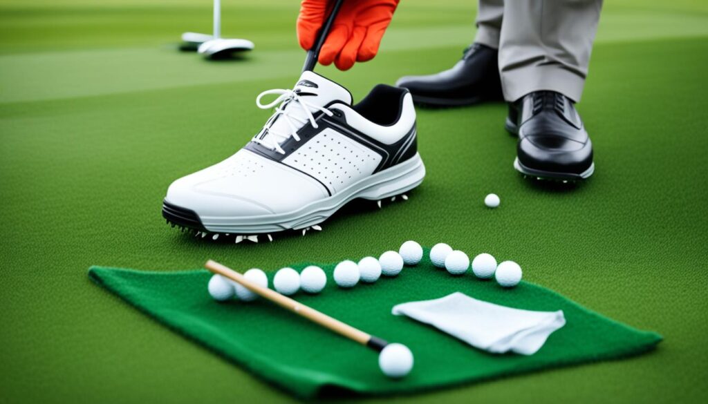 golf shoe maintenance